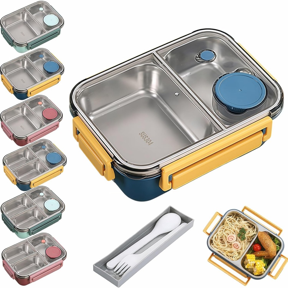 Meal Prep Bowl - Fiambreras portátiles de 850ml para niños