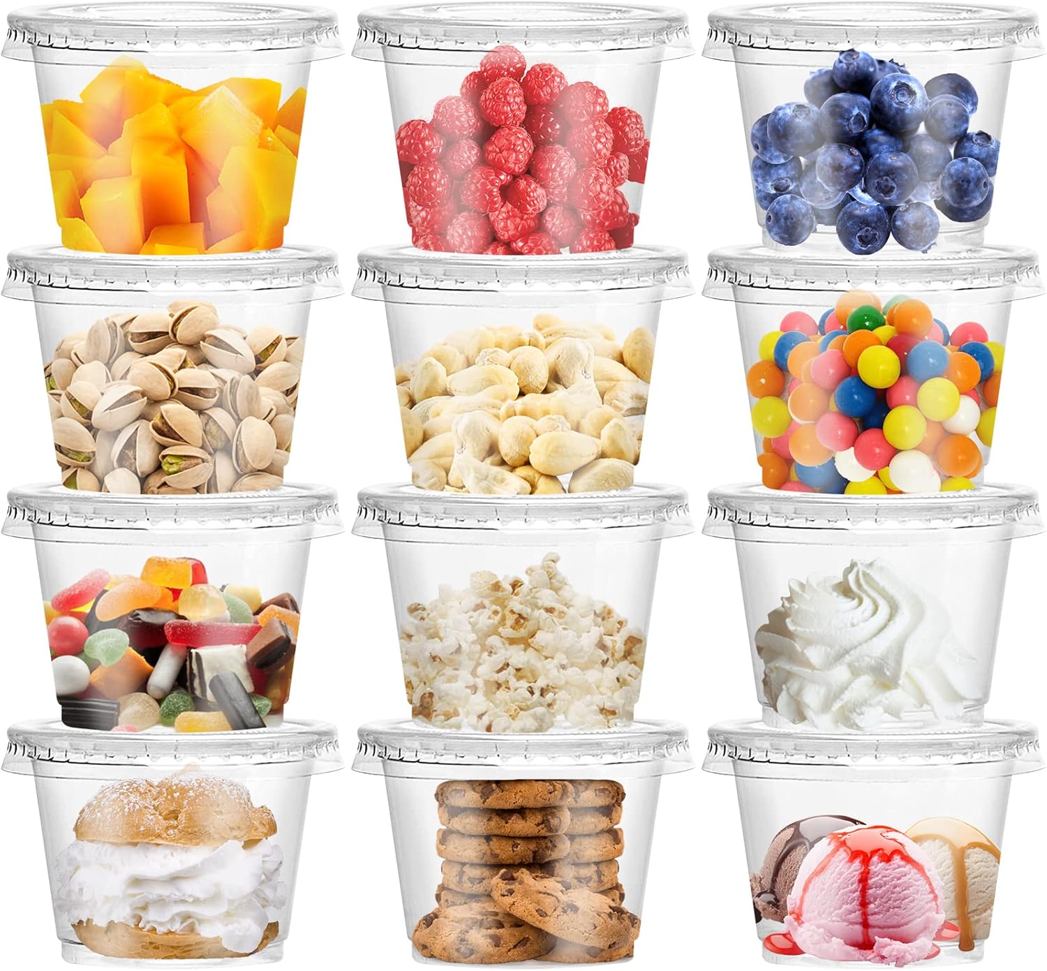 Sauce Dipping Cup - Vasos de Plástico para Parfait de