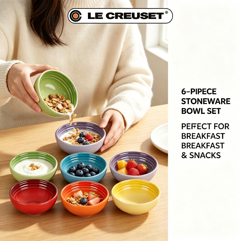 LE CREUSET, juego de 6 mini cu - Meal Prep Bowl reseña y precio