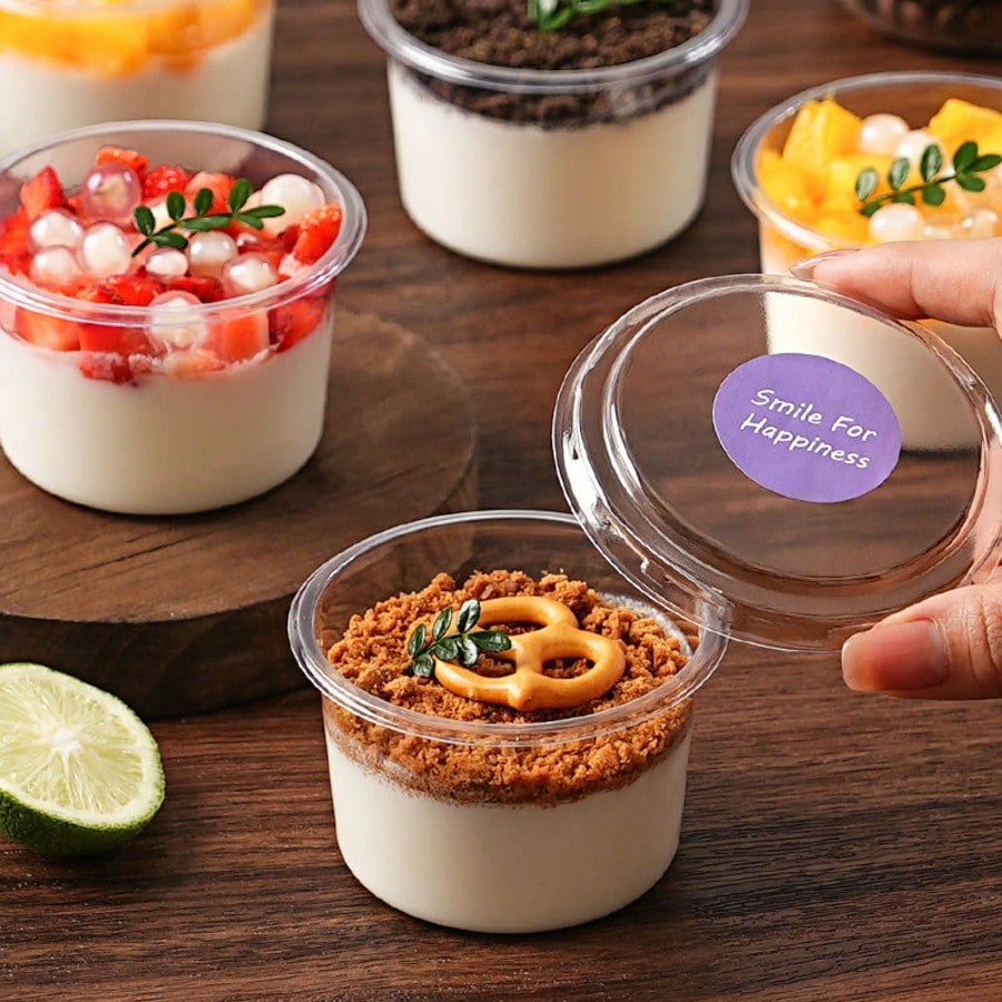 Tazas de pudín de plástico des - Sauce Dipping Cup reseña y precio