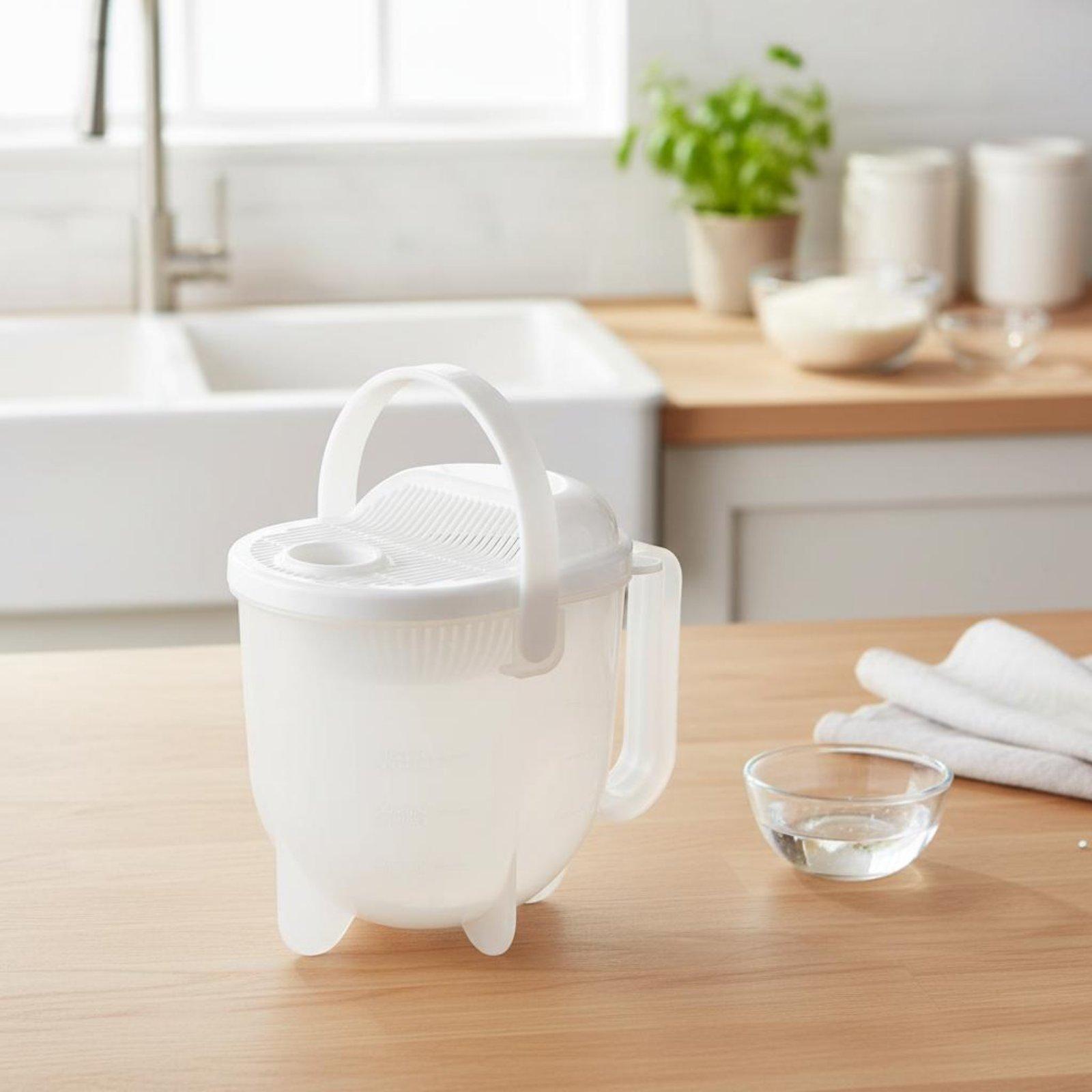 Cesta para enjuagar arroz sin  - Meal Prep With Rice reseña y precio