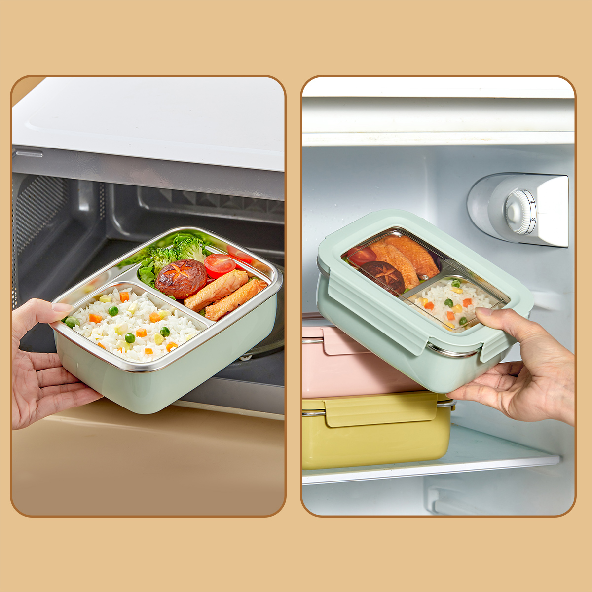 Fiambrera con compartimento de - Meal Prep Bowl reseña y precio