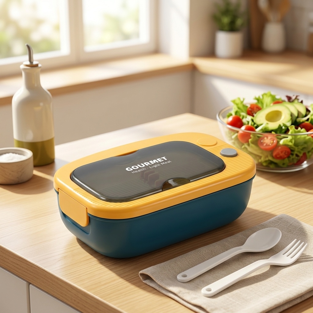 Lonchera Bento de Plástico con - Meal Prep Or Prep Meal reseña y precio
