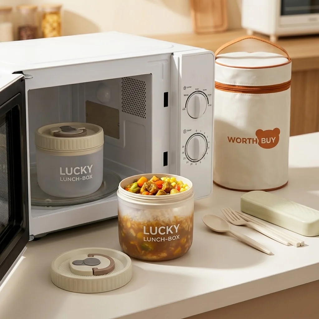 Lonchera Bento de Plástico Apt - Meal Prep Or Prep Meal reseña y precio