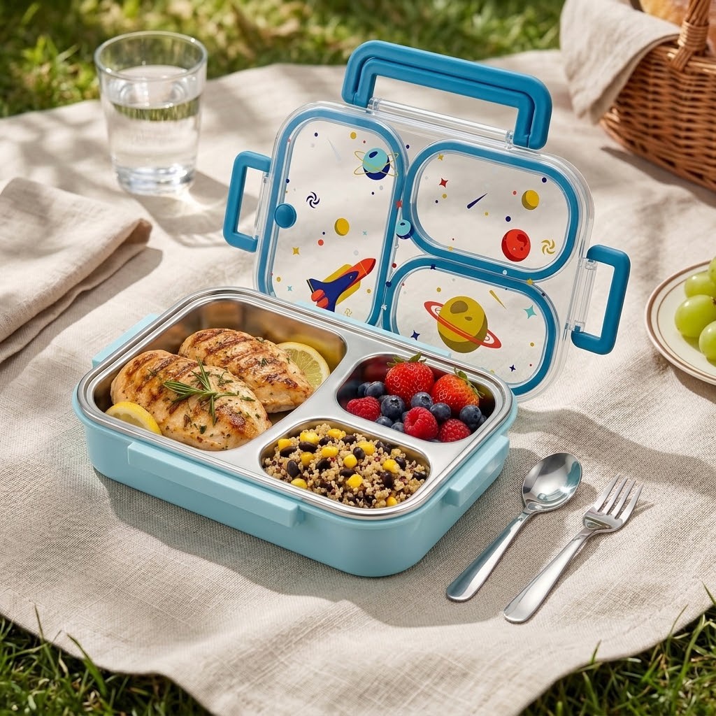 Lonchera Bento de 900 ml, Lind - Meal Prep Bowl reseña y precio