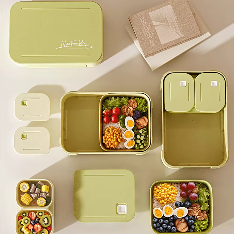 Juego de fiambrera Bento con m - Meal Prep Or Prep Meal reseña y precio