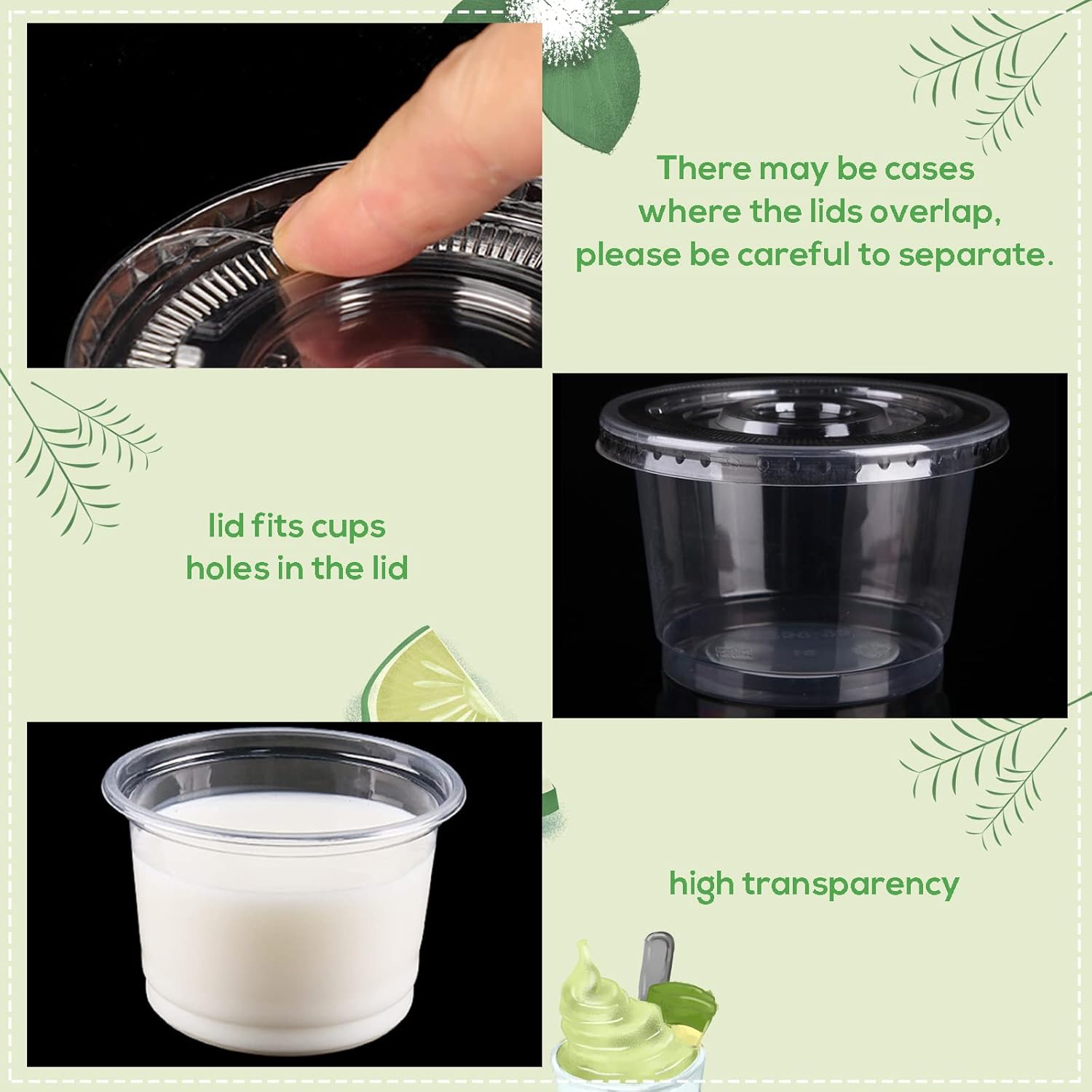 Vasos de Plástico para Parfait - Sauce Dipping Cup reseña y precio
