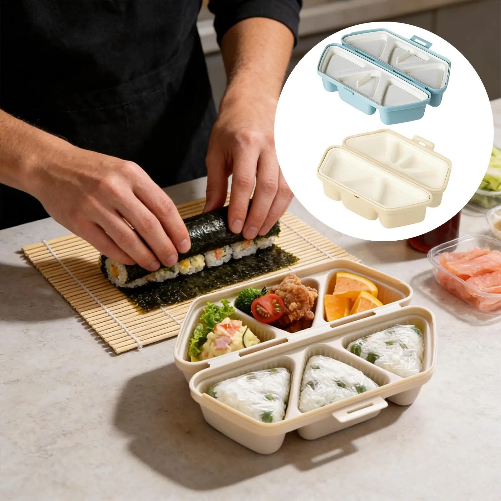 Molde para Sushi, 6 Cavidades, - Meal Prep With Rice reseña y precio