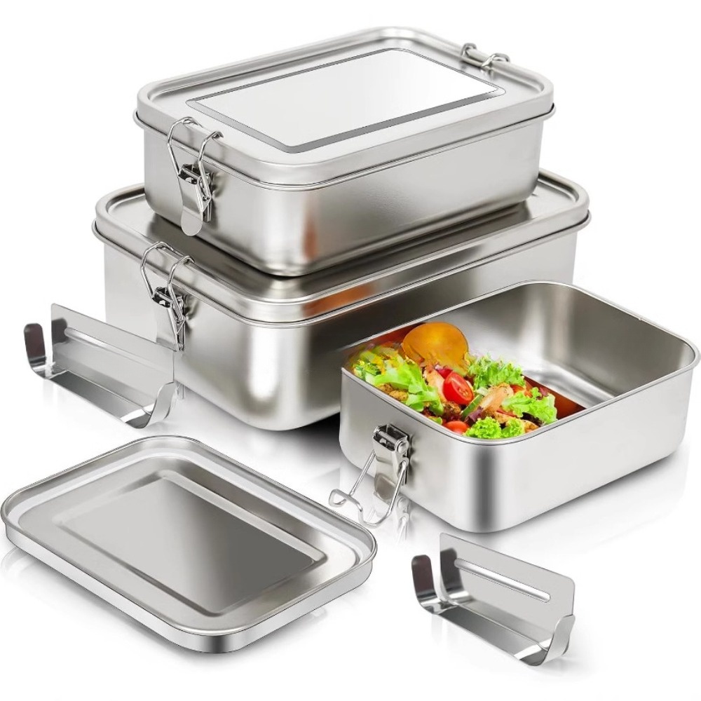 Caja Bento de acero inoxidable - Meal Prep Bowl reseña y precio